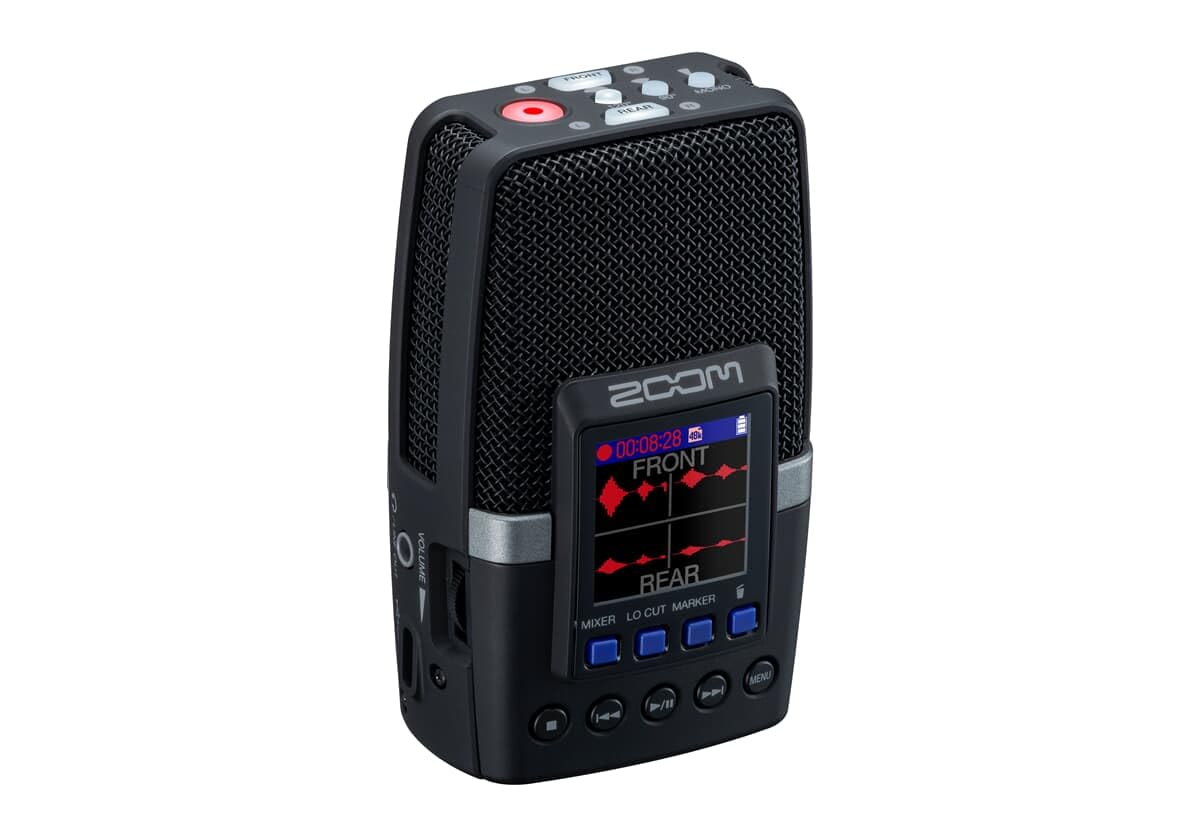 Zoom H2 Essential Handheld Recorder for Musicians, Filmmakers & Podcasters with 3 Built-in Microphones, Mono, Stereo, and Surround Sound Recording, 32-Bit Float, USB Mic - Image 3