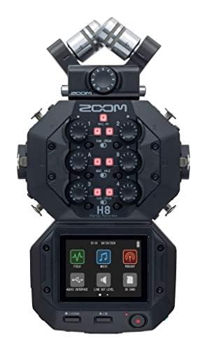 Zoom H8 Handheld Recorder for Musicians, Filmmakers & Podcasters with Stereo Microphones, 6 Inputs, 12 Tracks, Touchscreen, USB Audio Interface, Battery Powered - Image 7