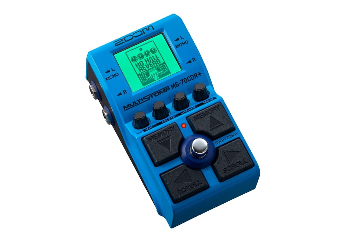 Zoom MS-70CDR+ MultiStomp Guitar Effects Pedal for Guitarists & Keyboardists with 140+ Chorus, Delay & Reverb Effects, Stereo I/O, Effect Chaining, Built-In Tuner, Battery Powered - Image 5