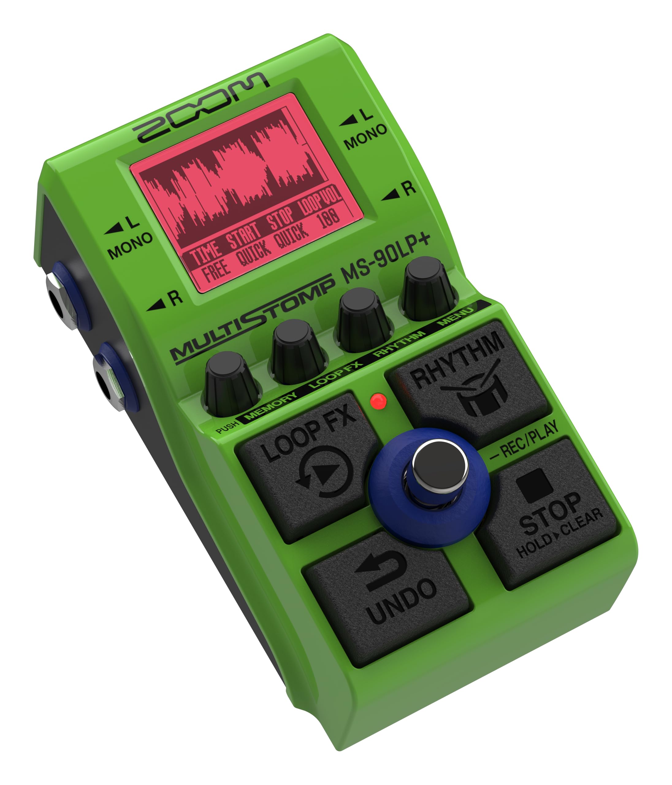 Zoom MS-90LP+ MultiStomp Looper Pedal with 90-Minute Loops, 13-Hour Recording, High-Fidelity 32-Bit Float Audio, Backlit LCD, Rhythm Patterns, and MIDI, for Guitarists, Bassists, & Keyboardists - Image 5